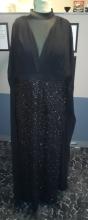 Black Sequin Skirt Dress (Front)