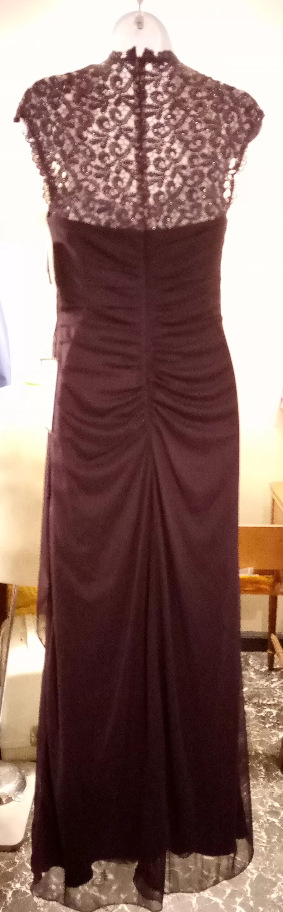 Plum Bridesmaid Dress (Rear)